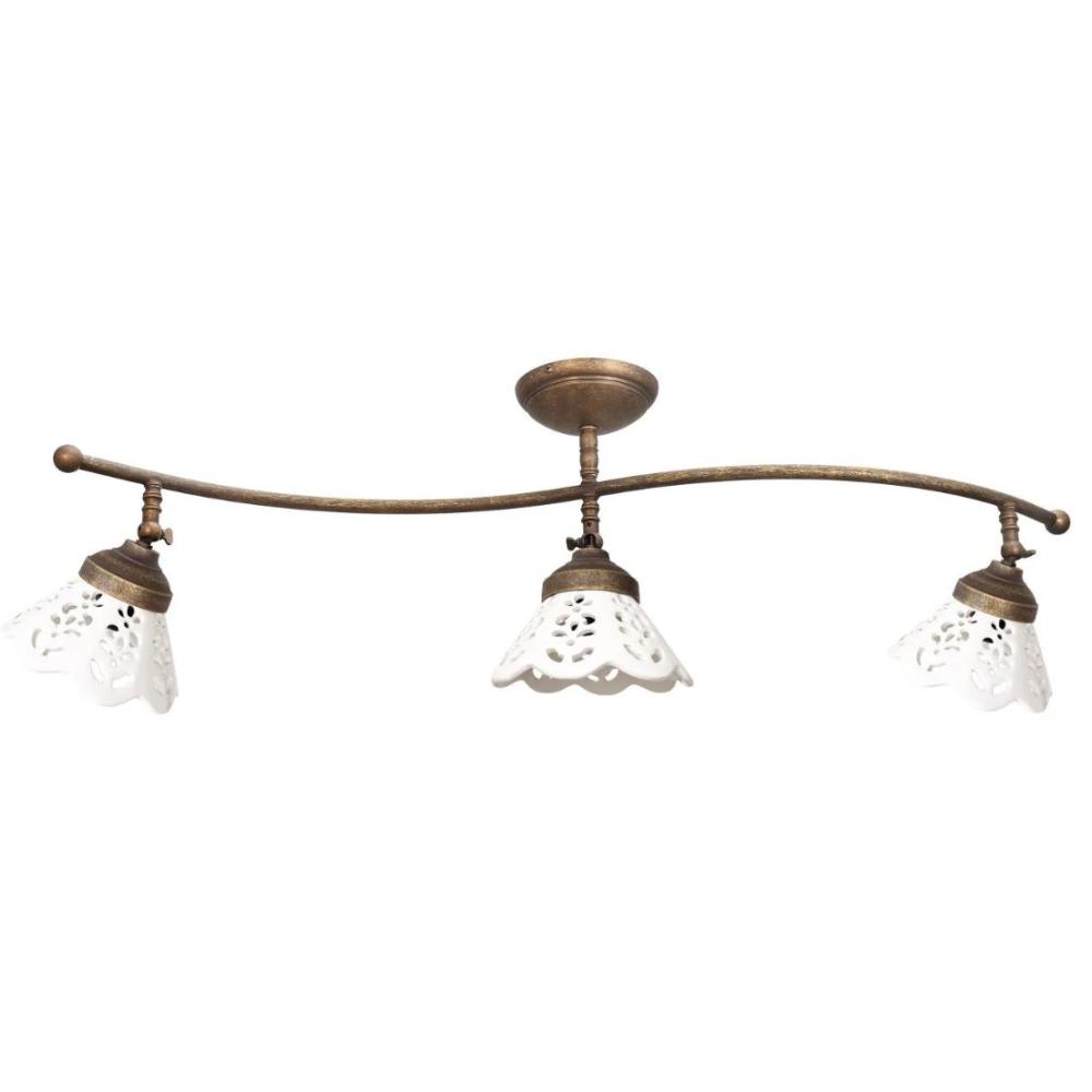 country stropny lampa cipkovany keramicka tienidlo trojity ziarovka medena patinovana rustikalny mediteransky vintage vidiecka atmosfera patinovany balaton provence.jpg